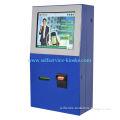 17" Wireless Touchscreen Wall Mount Kiosk With Printer And Cash Acceptor V608